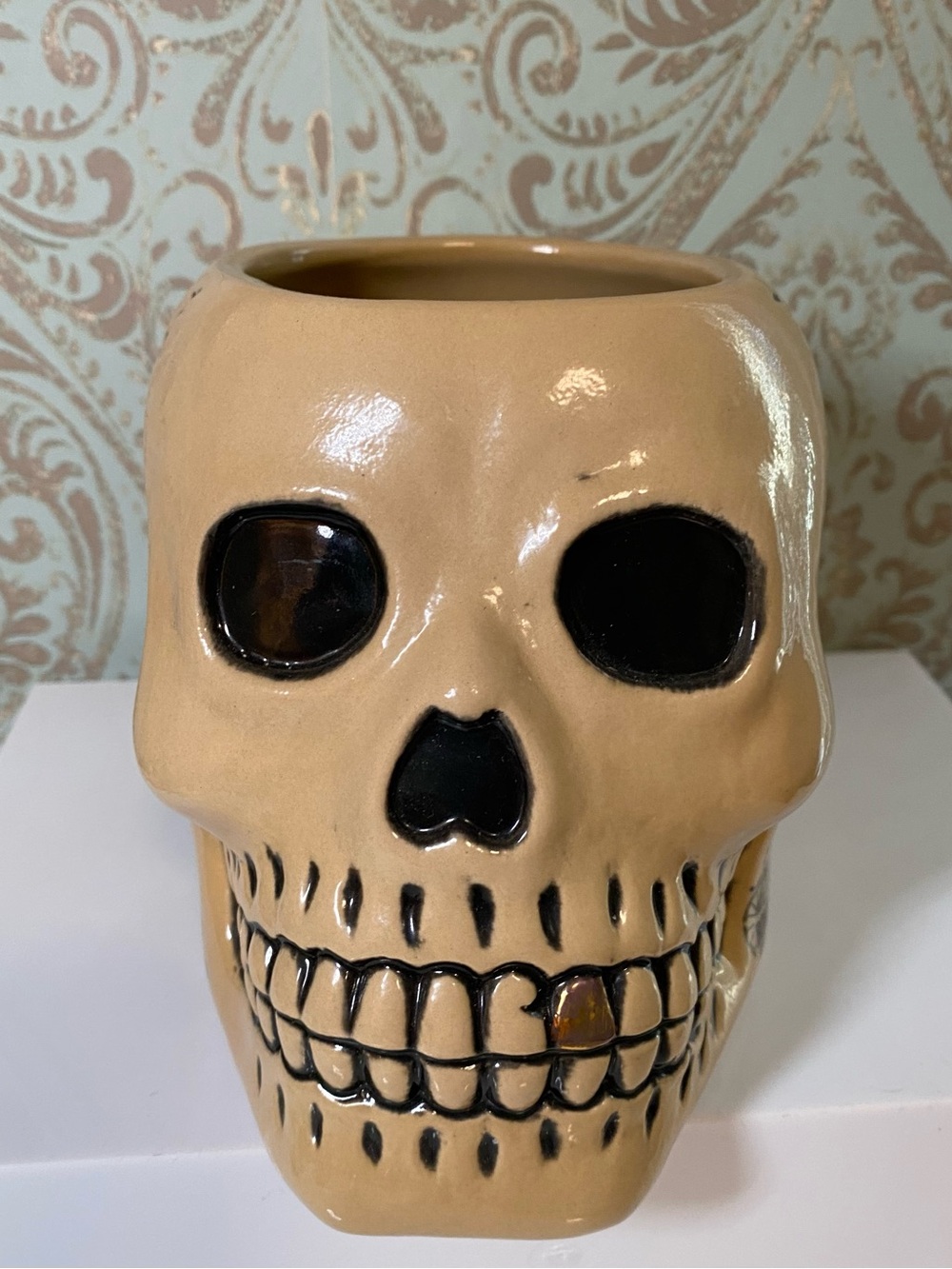 Boneshaker Amsterdam Brewery Large Ceramic Skull Mug